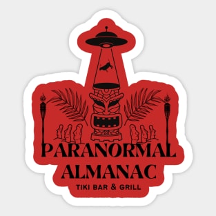 PARANORMAL TIKI TIME Sticker